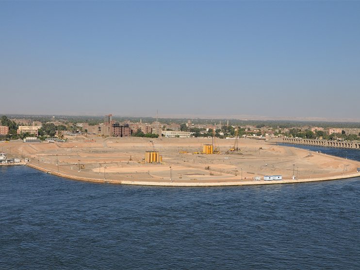 Bauer Egypt was commissioned for the New Assiut Barrage in Assiut, Egypt